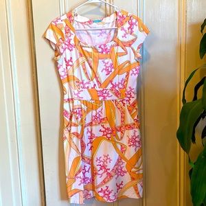 J. McLaughlin coral dress